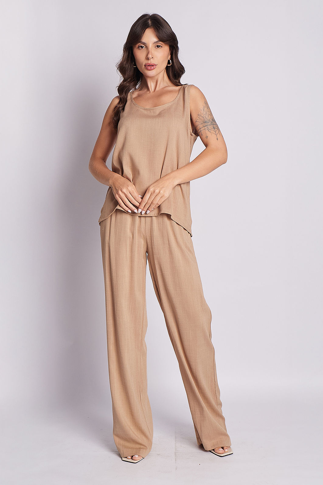 Calça Leonor Aveia Calça Leonor Aveia