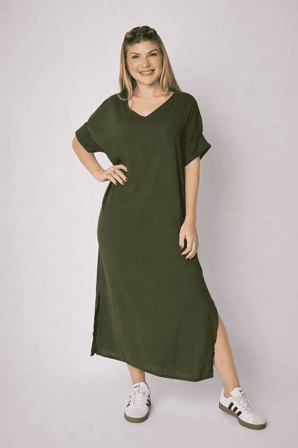 Vestido Elen Folha Seca Vestido Elen Folha Seca