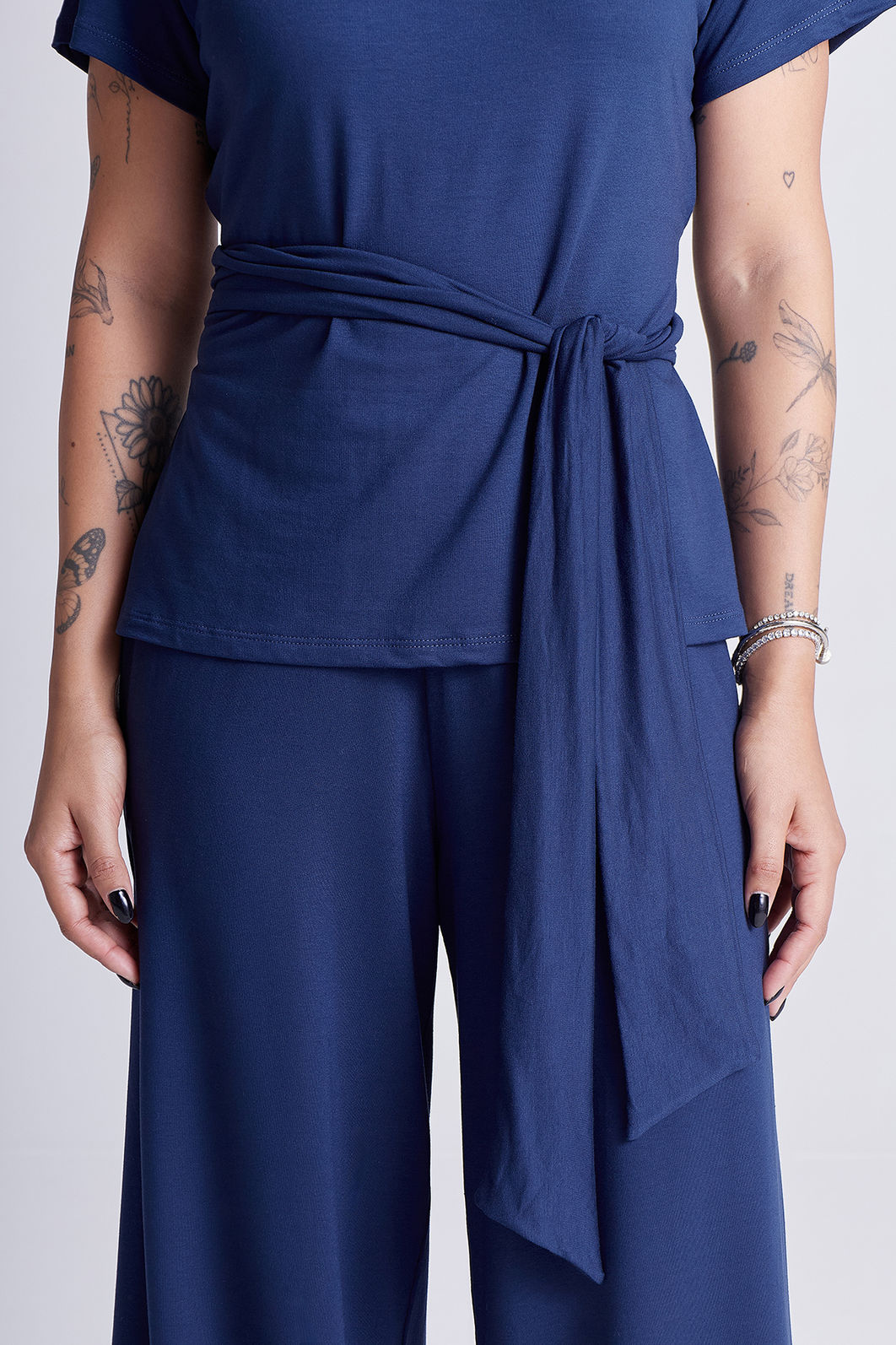Blusa Cora Azul Marinho Blusa Cora Azul Marinho