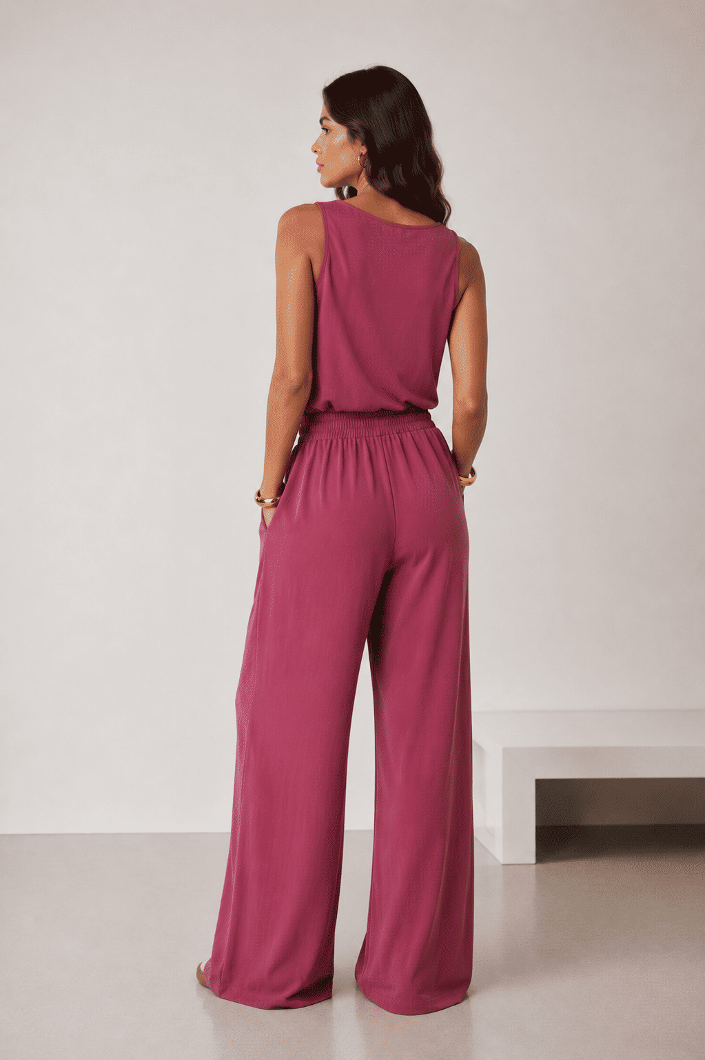 Calça Leonor Framboesa