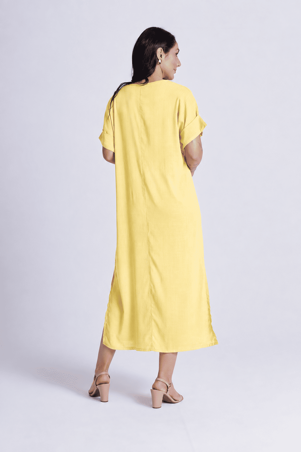 Vestido Elen Amarelo Vestido Elen Amarelo