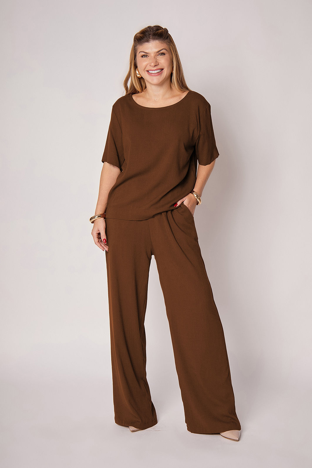 Calça Leonor Marrom