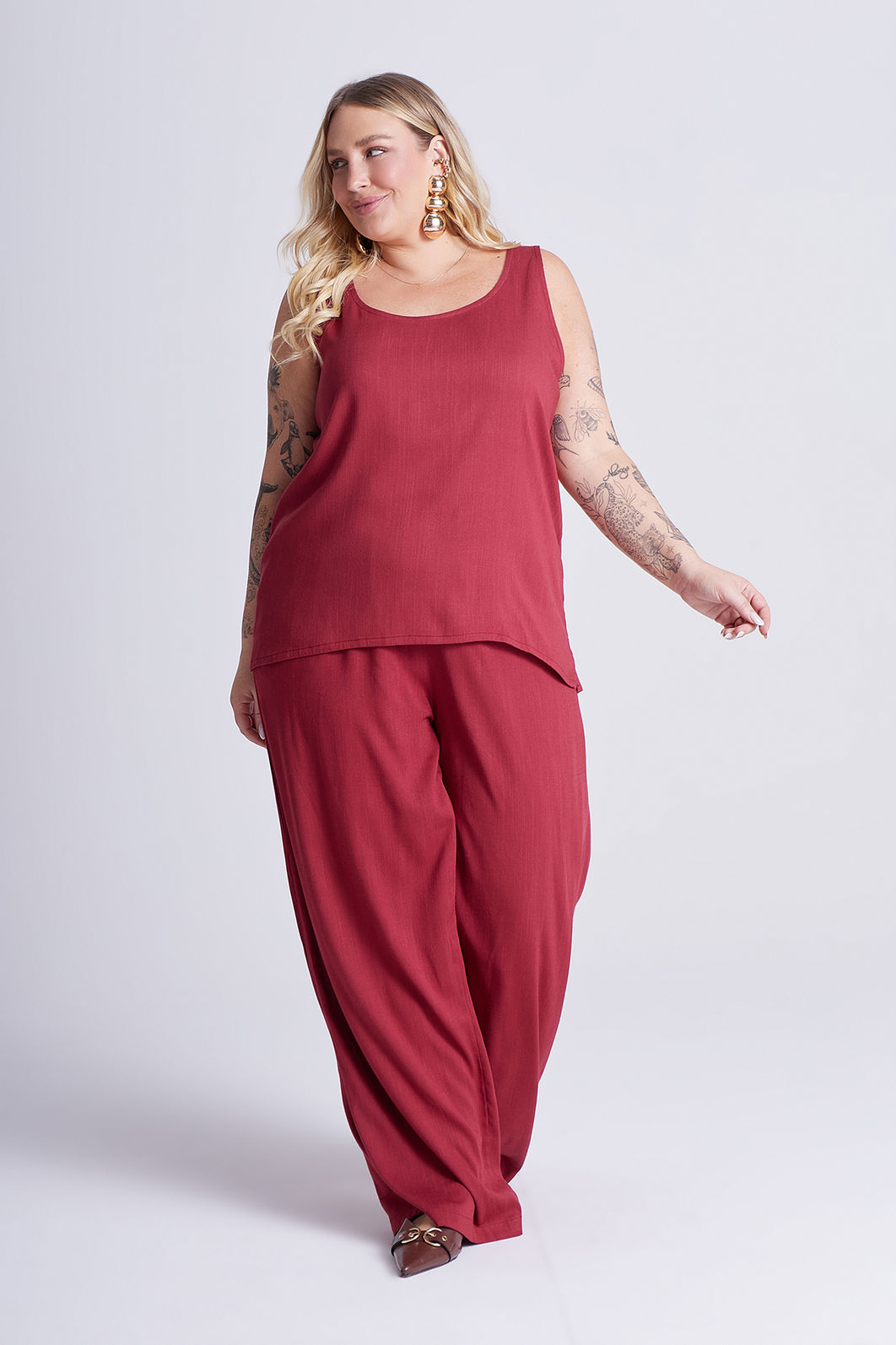 Calça Leonor Romã Calça Leonor Romã