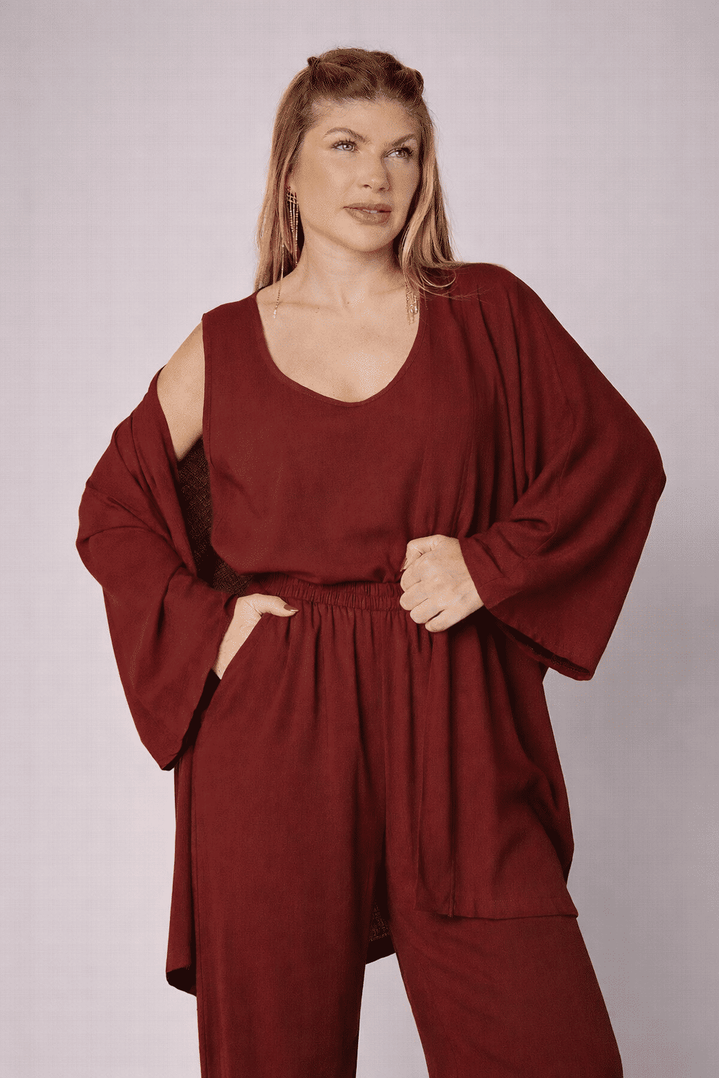 Conjunto Aline Romã - 3 Peças Conjunto Aline Romã - 3 Peças