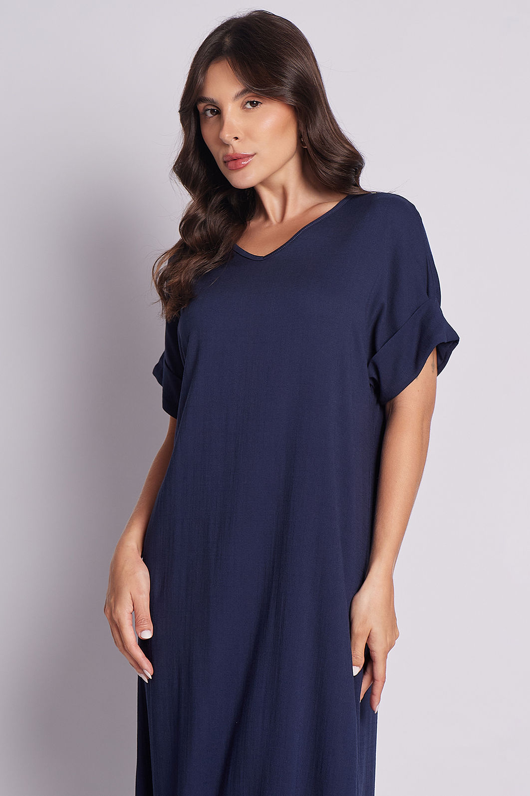 Vestido Elen Azul Marinho Vestido Elen Azul Marinho