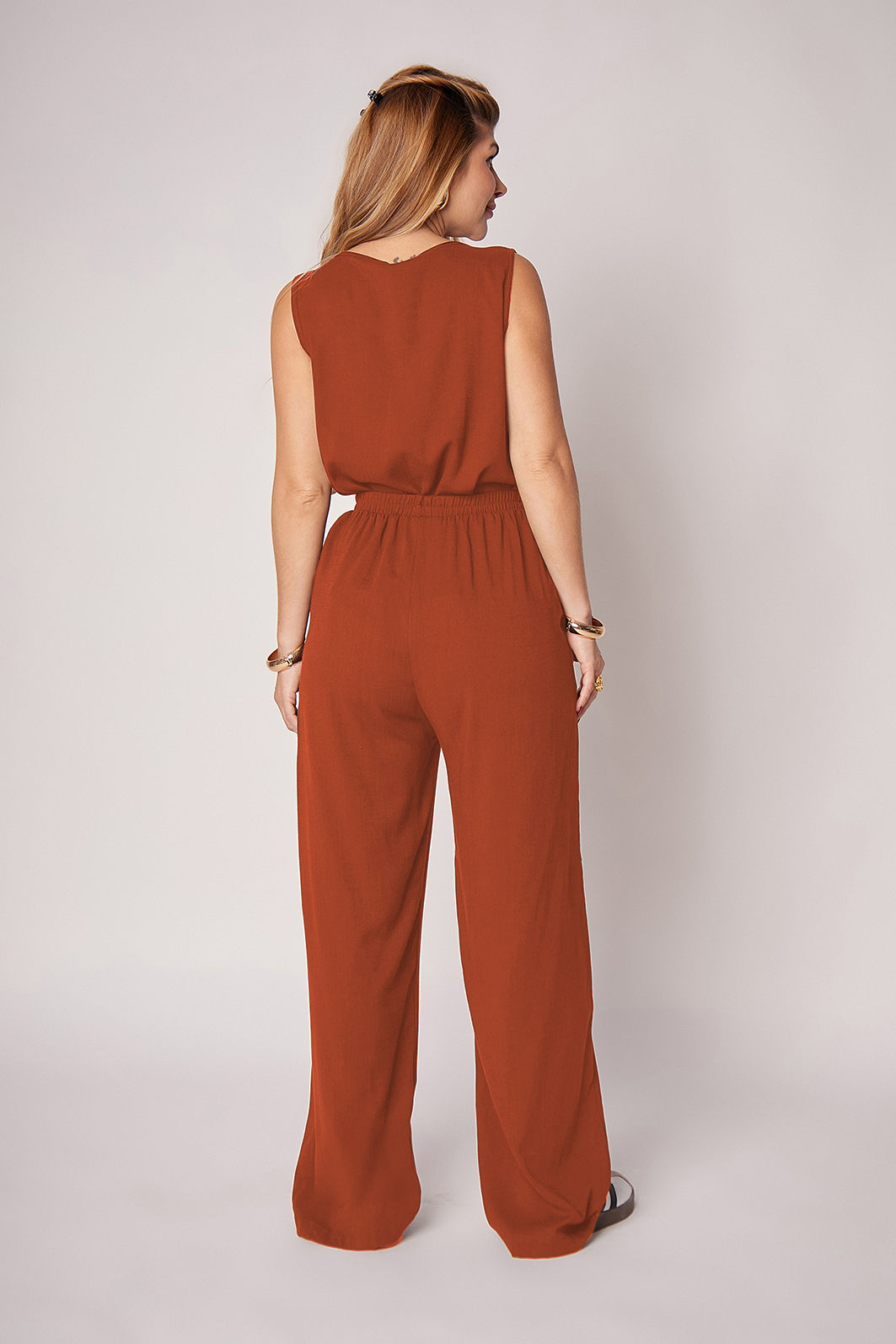 Calça Leonor Tijolo Calça Leonor Tijolo