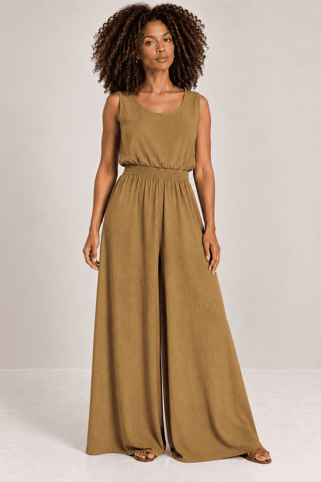 Calça Anitta Ocre Calça Anitta Ocre