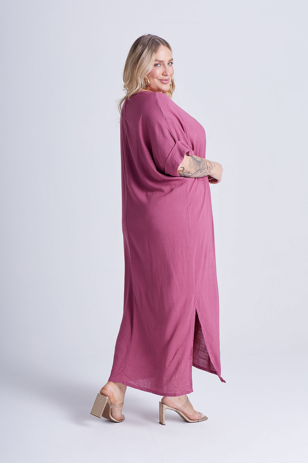 Vestido Elen Framboesa Vestido Elen Framboesa