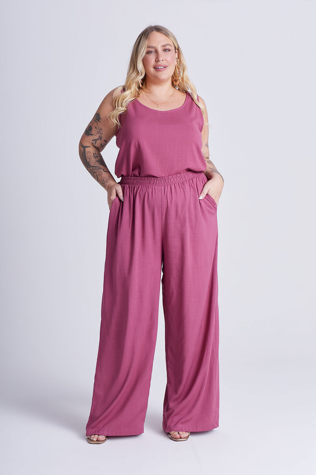 Calça Leonor Framboesa