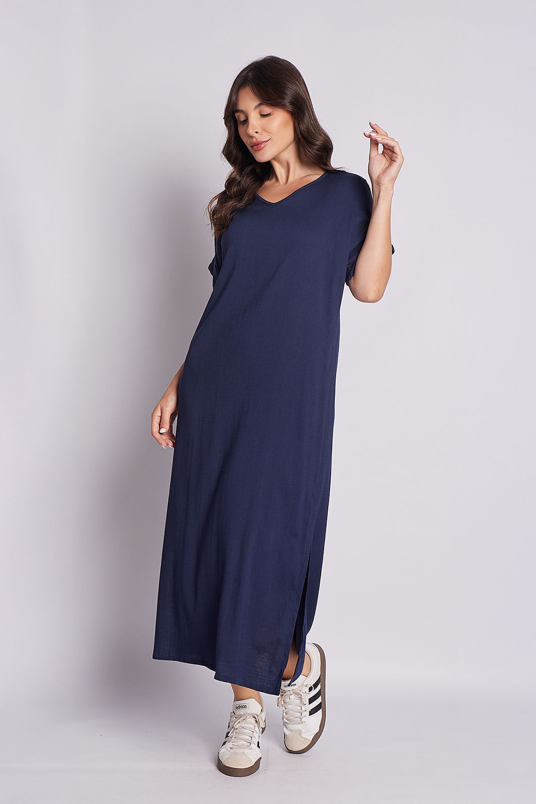 Vestido Elen Azul Marinho