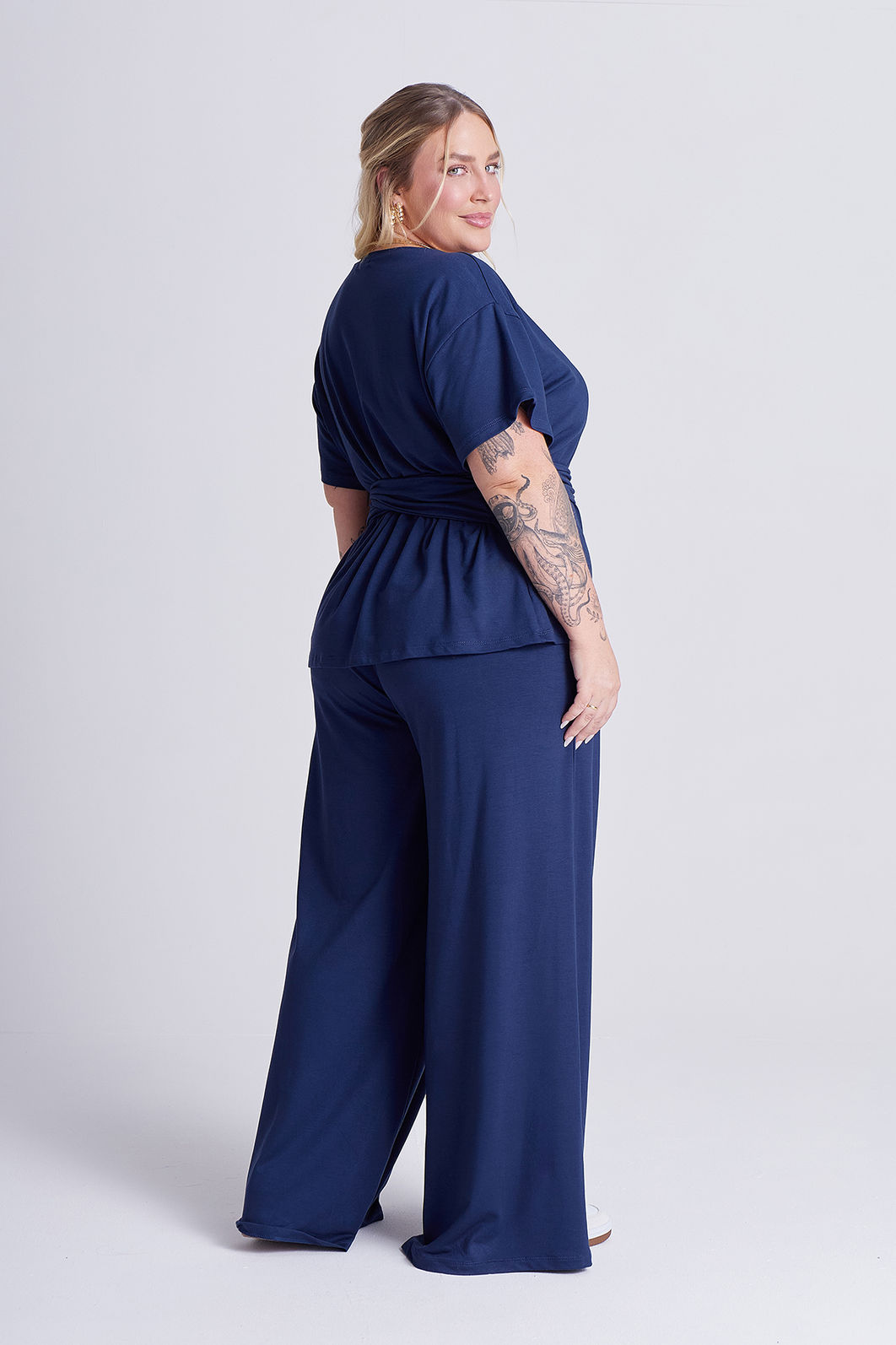 Conjunto Cora Azul Marinho Conjunto Cora Azul Marinho
