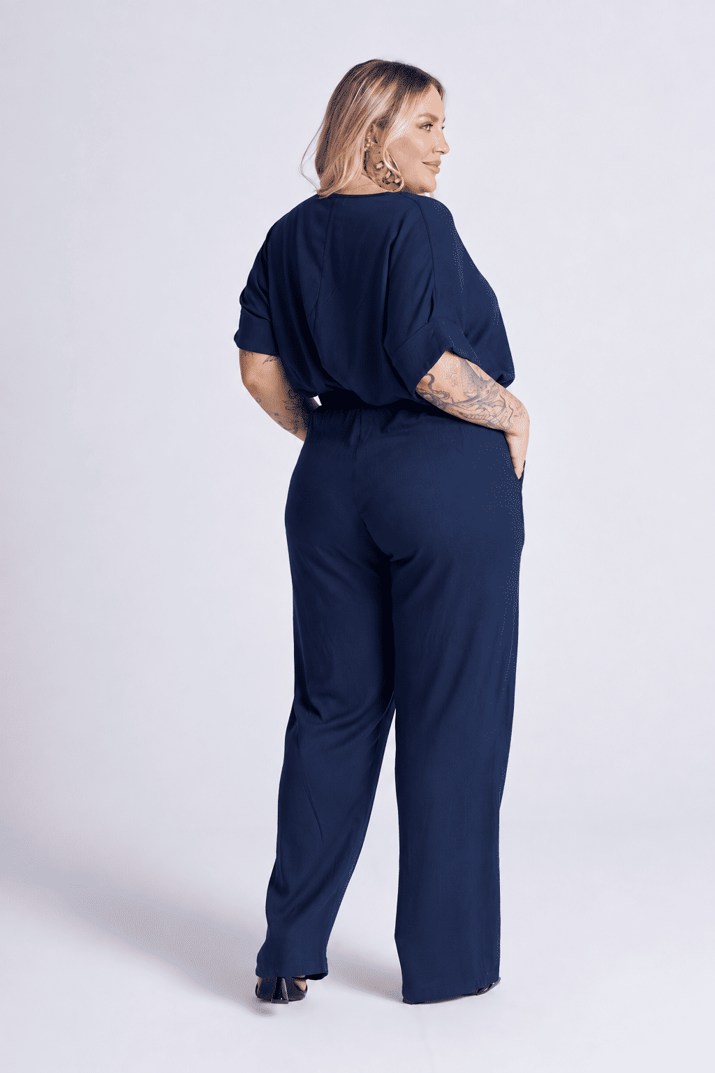 Blusa Helena Azul Marinho Blusa Helena Azul Marinho
