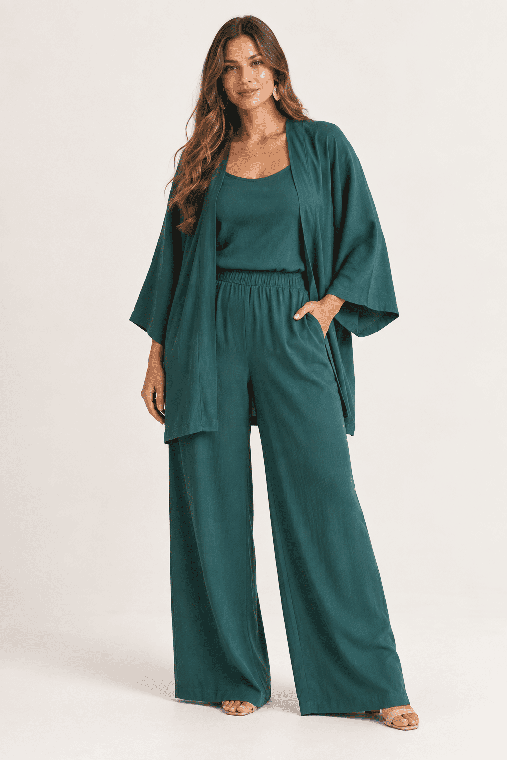 Kimono Aline Mediterrâneo Kimono Aline Mediterrâneo