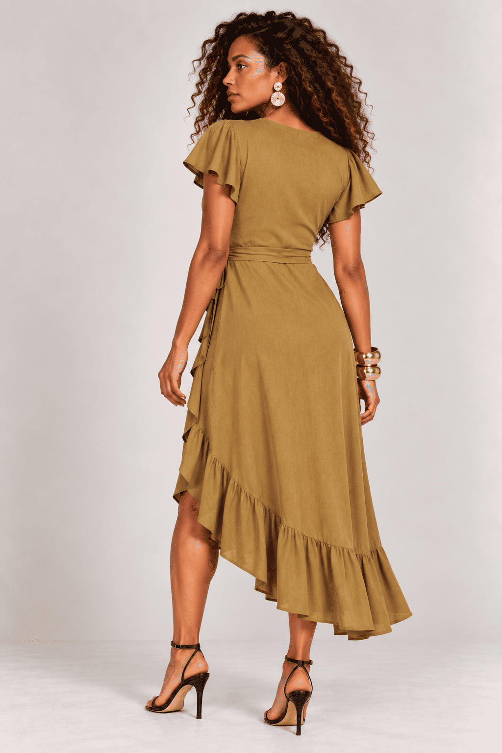 Vestido Liliana Ocre Vestido Liliana Ocre