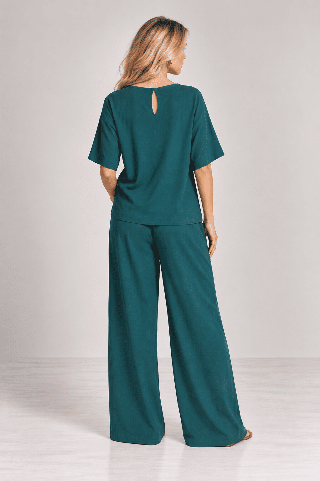 Calça Leonor Mediterrâneo