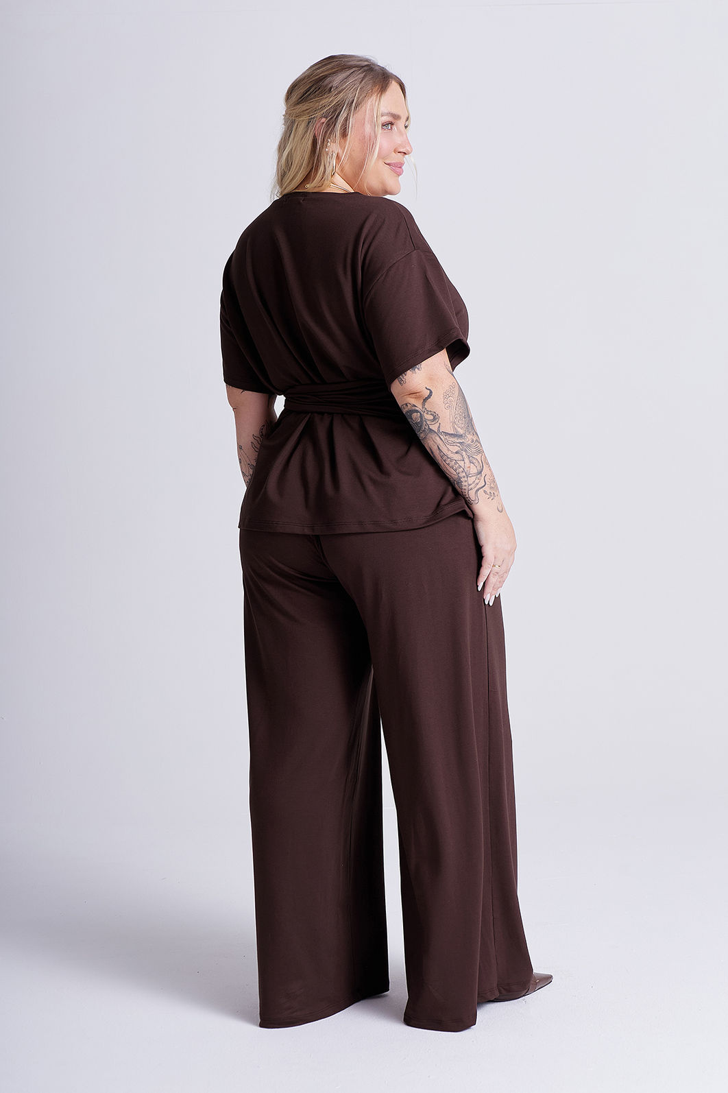 Blusa Cora Café