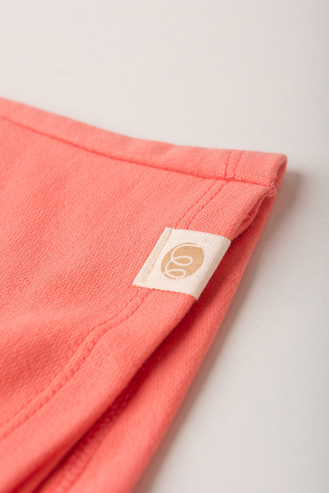 Shorts Saia Menina 100% Algodão Sustentável - Rosa Coral Shorts Saia Menina 100% Algodão Sustentável - Rosa Coral