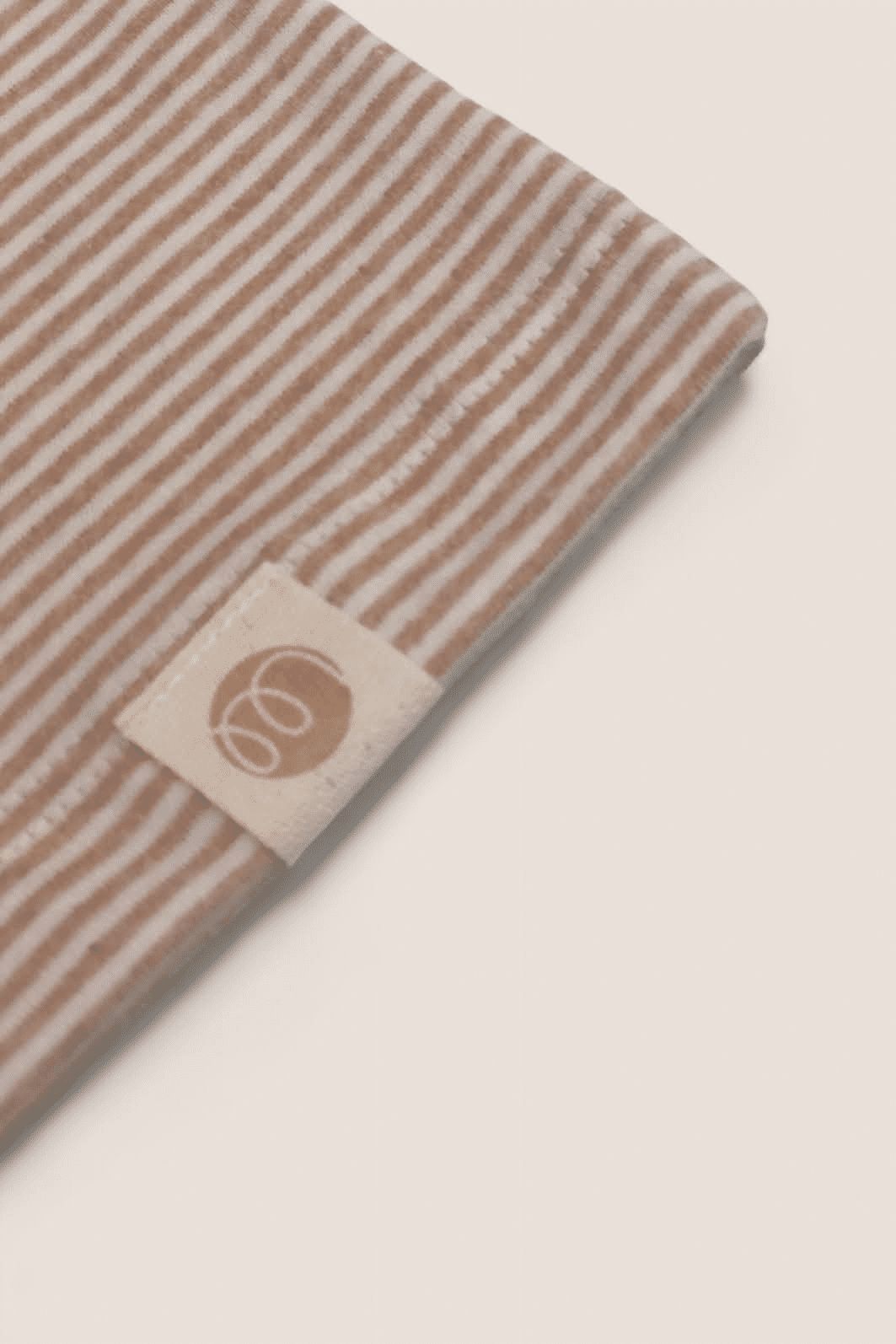 Conjunto Infantil Menino de Camiseta Longa e Calça Jogger - Listrado Off-Bege / Azul Jeans