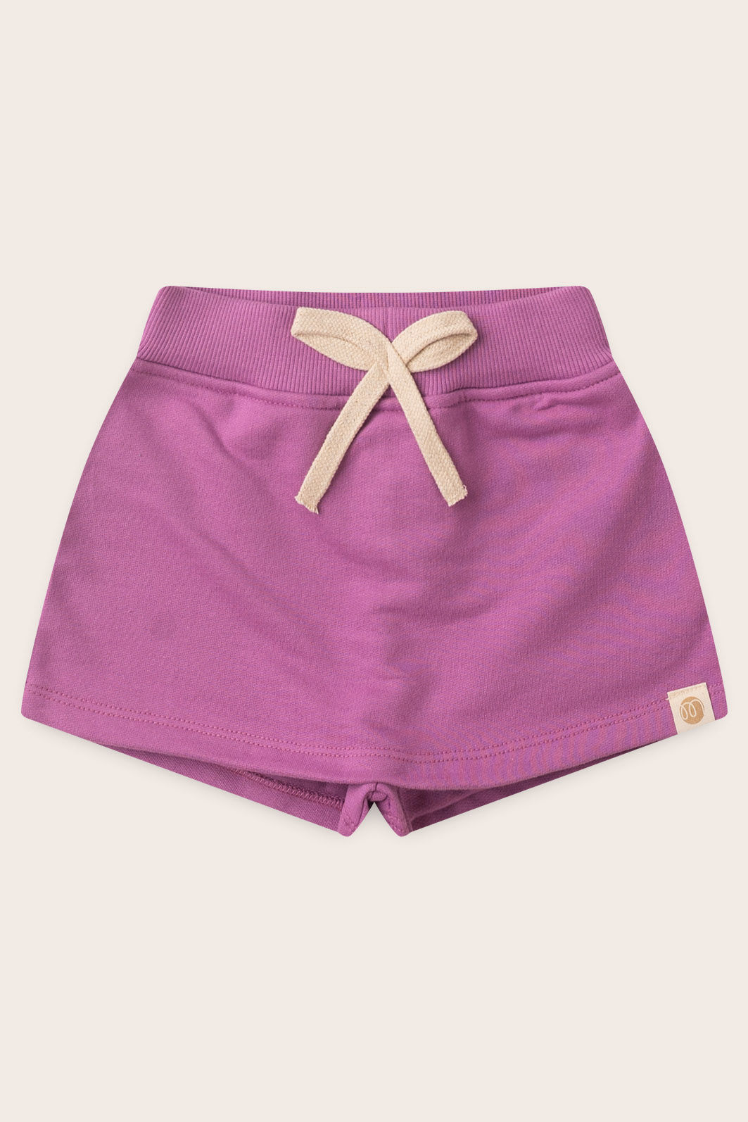 Conjunto Menina Blusa Manga Japonesa Off Natural e Shorts Saia Lilás Lavanda Conjunto Menina Blusa Manga Japonesa Off Natural e Shorts Saia Lilás Lavanda