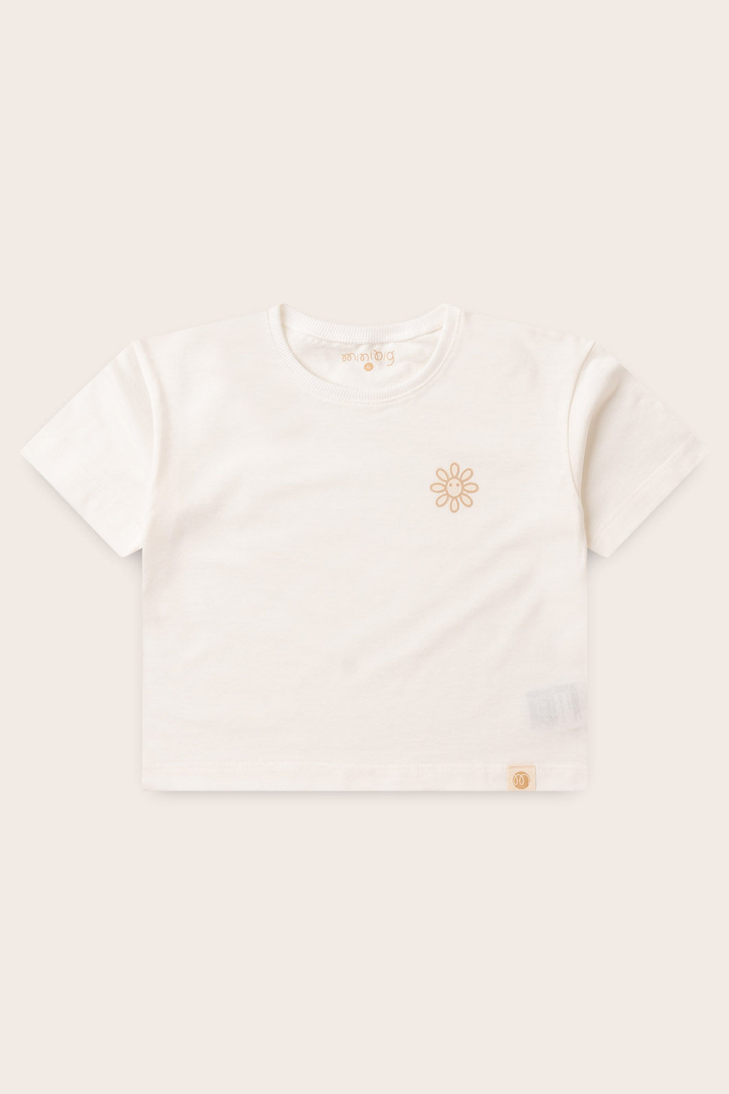 Conjunto Menina Blusa Box Manga Curta Off Natural e Saia com Shorts Verde Folha Conjunto Menina Blusa Box Manga Curta Off Natural e Saia com Shorts Verde Folha