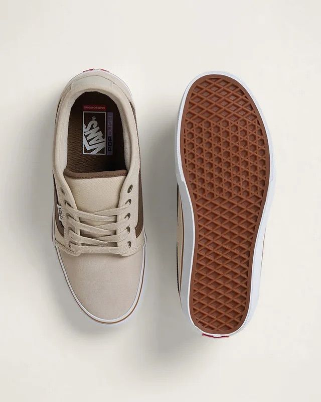 Tênis Chukka Low Sidestripe Skate Espresso Khaki Tênis Chukka Low Sidestripe Skate Espresso Khaki