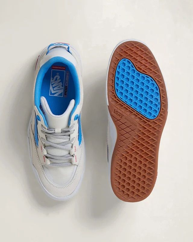 Tênis Vans Wayvee Skate Blanc de Azure Blue Tênis Vans Wayvee Skate Blanc de Azure Blue