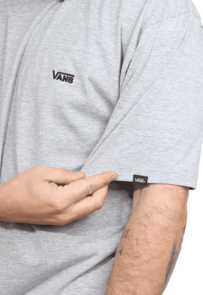 Camiseta Vans Core Basics Tee Cinza Mesclas Camiseta Vans Core Basics Tee Cinza Mesclas