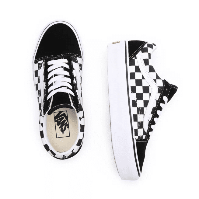 Tenis vans old skool plataforma sales
