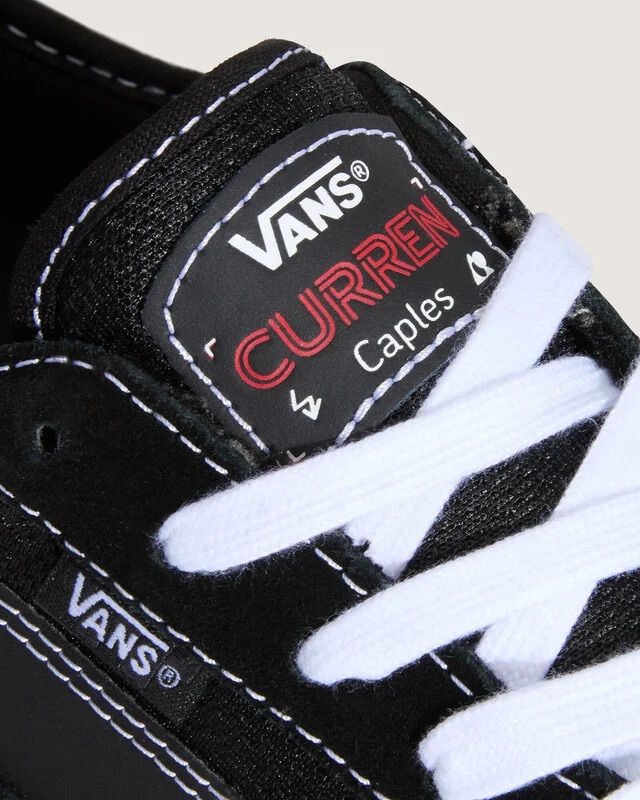 Tênis Vans Curren Caples Skate Cuarren Gum Black White Tênis Vans Curren Caples Skate Cuarren Gum Black White