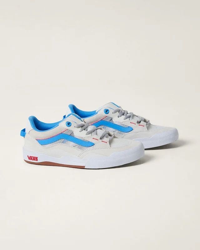 Tênis Vans Wayvee Skate Blanc de Azure Blue Tênis Vans Wayvee Skate Blanc de Azure Blue
