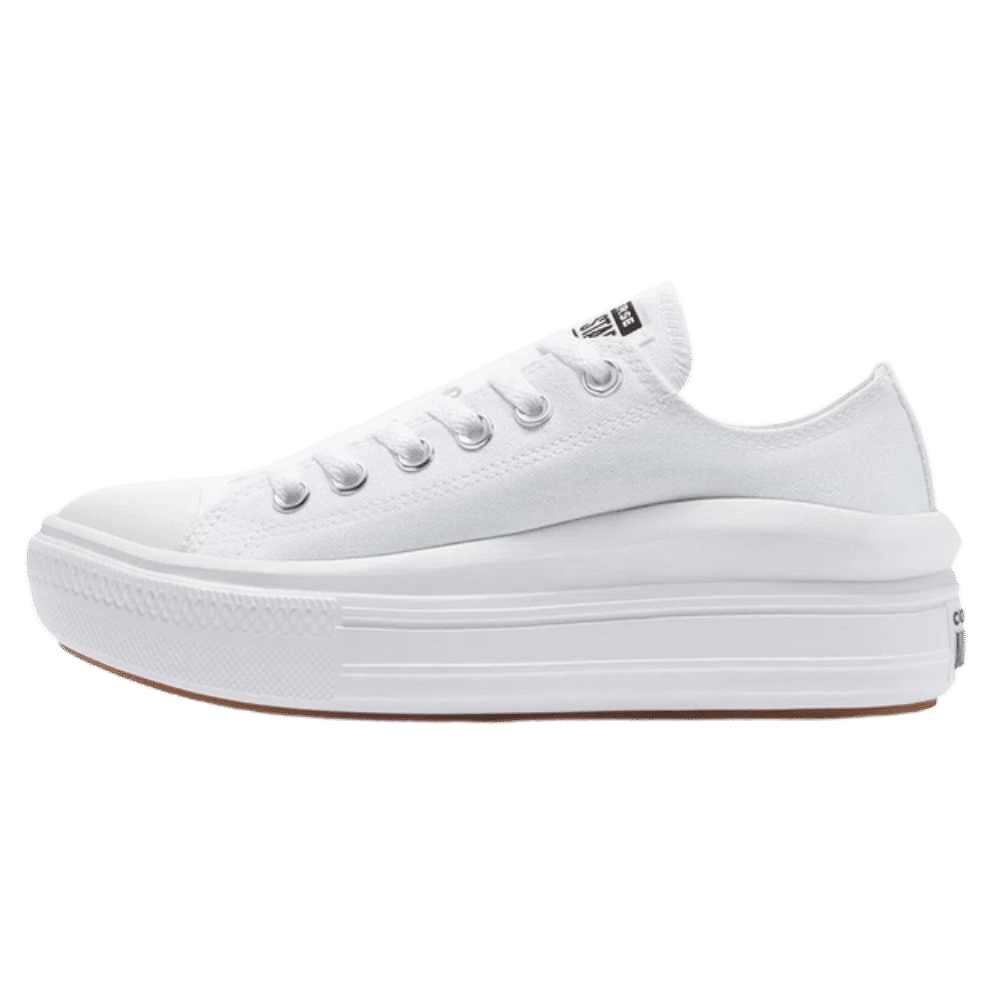 Tenis Converse Chuck Taylor All Star Move Cano Baixo Plataforma BRANCO BRANCO BRANCO Ollie s Point Skate Shop Loja Virtual