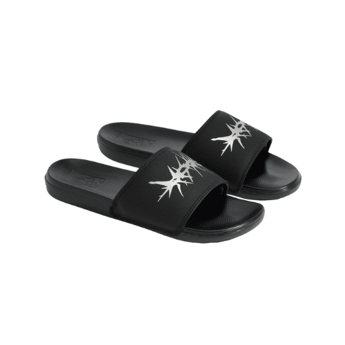 Chinelo Vans Mn La Costa Reflective Matte Black/Silver Mirror Chinelo Vans Mn La Costa Reflective Matte Black/Silver Mirror