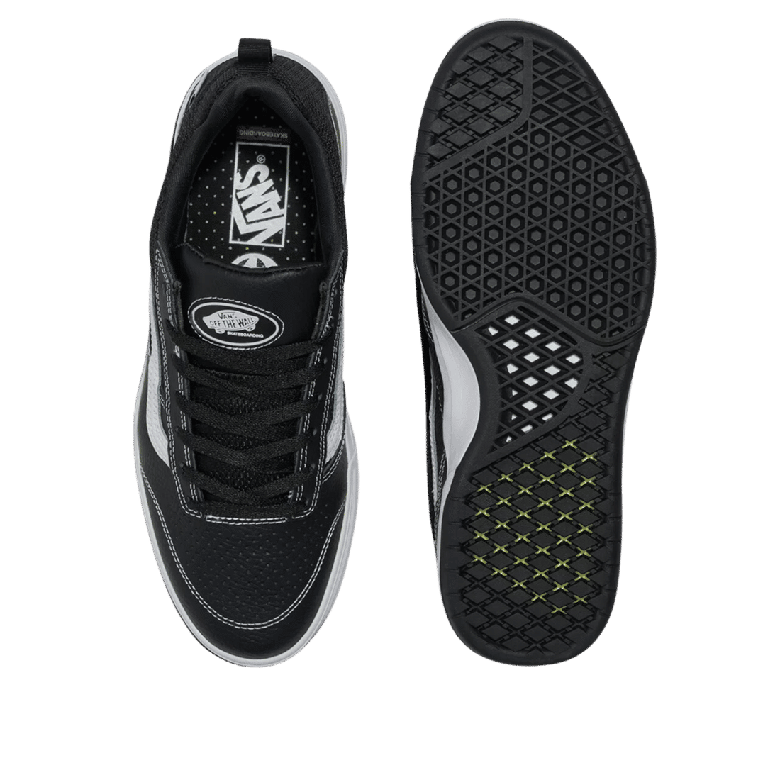 Leather Vans Black Skate Tênis Vans Skate Zahba Black Leather