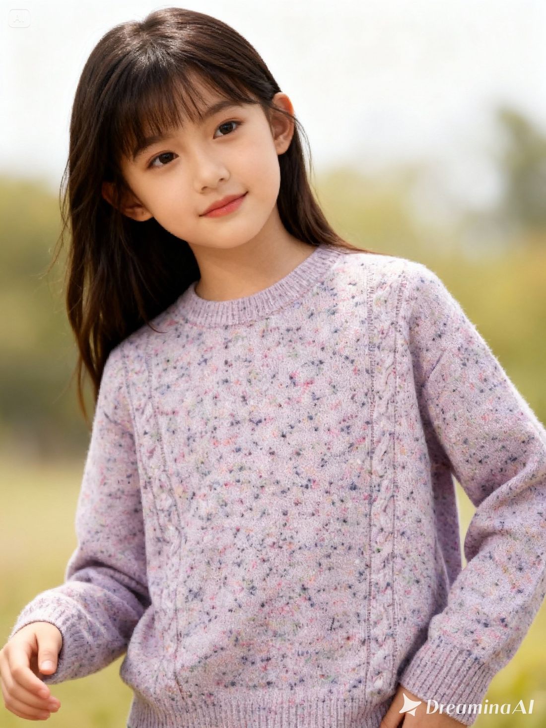 Blusa de Trico Feminina Infantil Suéter Fio Modal Juvenil Lã Blusa de Trico Feminina Infantil Suéter Fio Modal Juvenil Lã