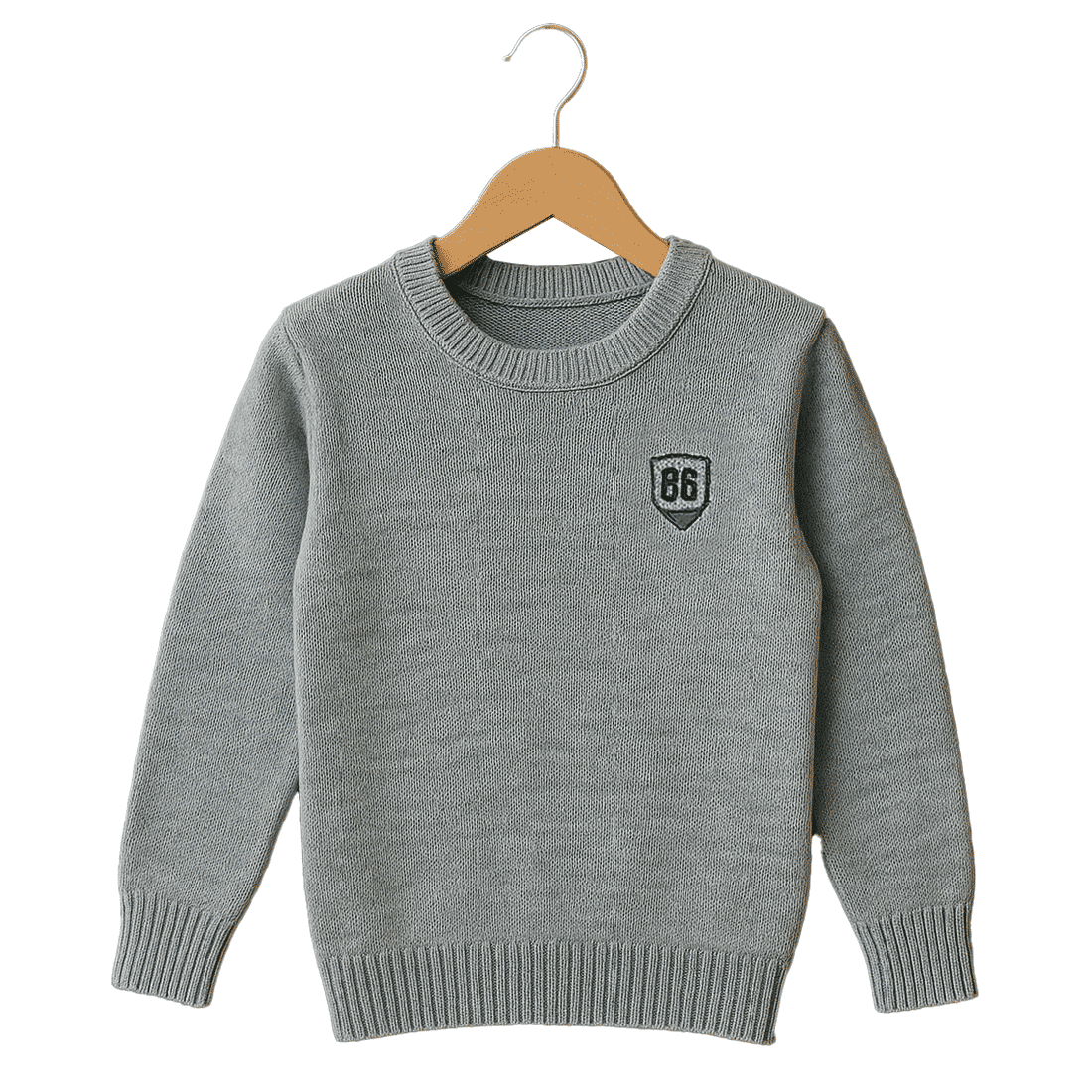 SUETER M/L LISO BORDADO 86