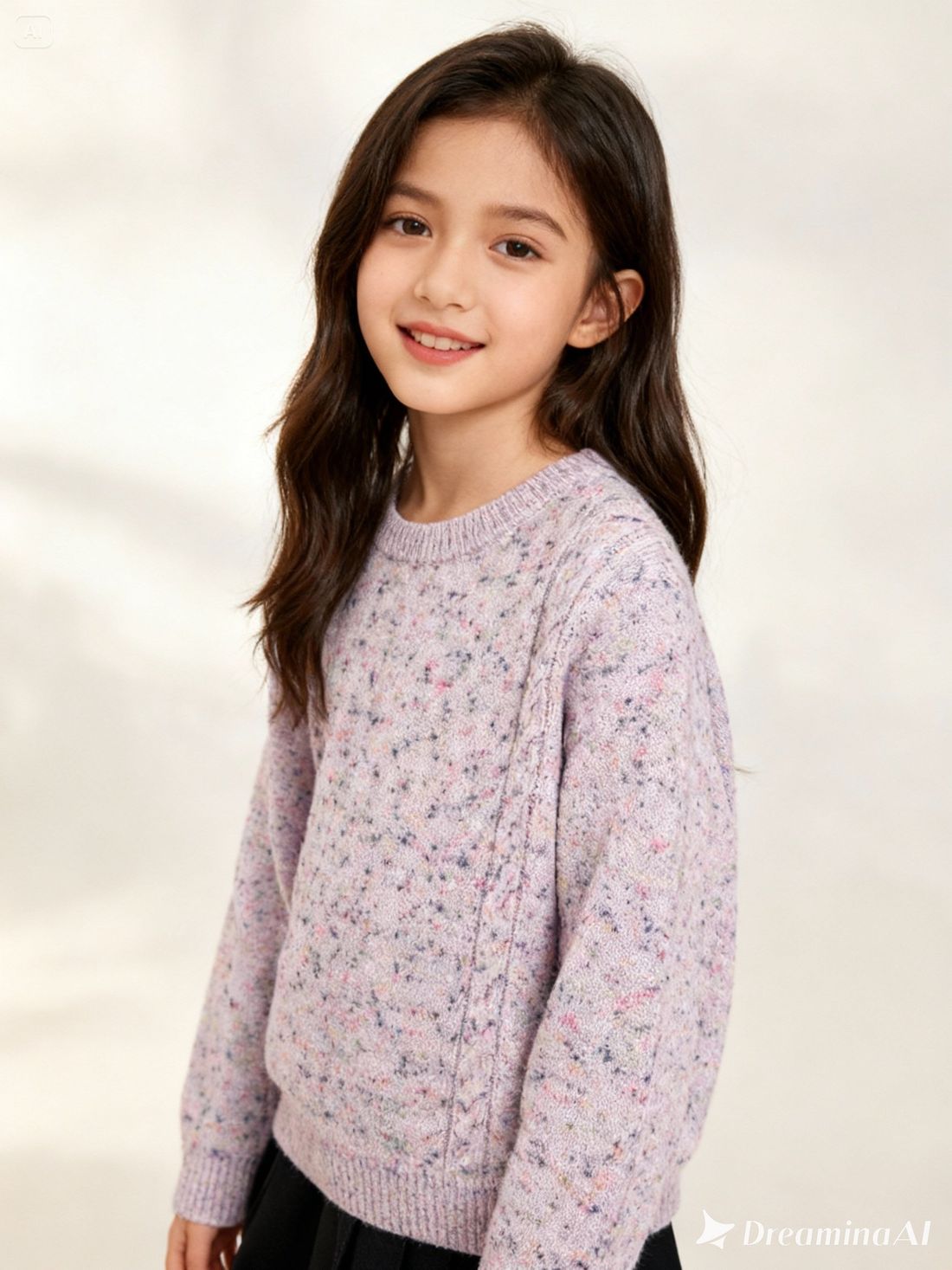 Blusa de Trico Feminina Infantil Suéter Fio Modal Juvenil Lã Blusa de Trico Feminina Infantil Suéter Fio Modal Juvenil Lã