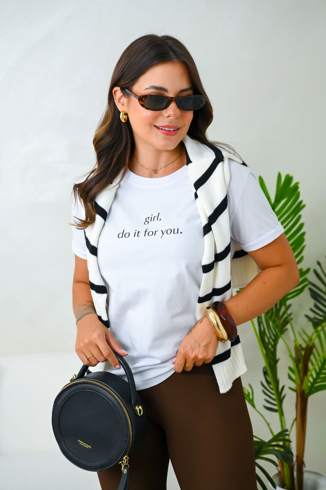 Tshirt Premium - Girl, do it for you - Branca