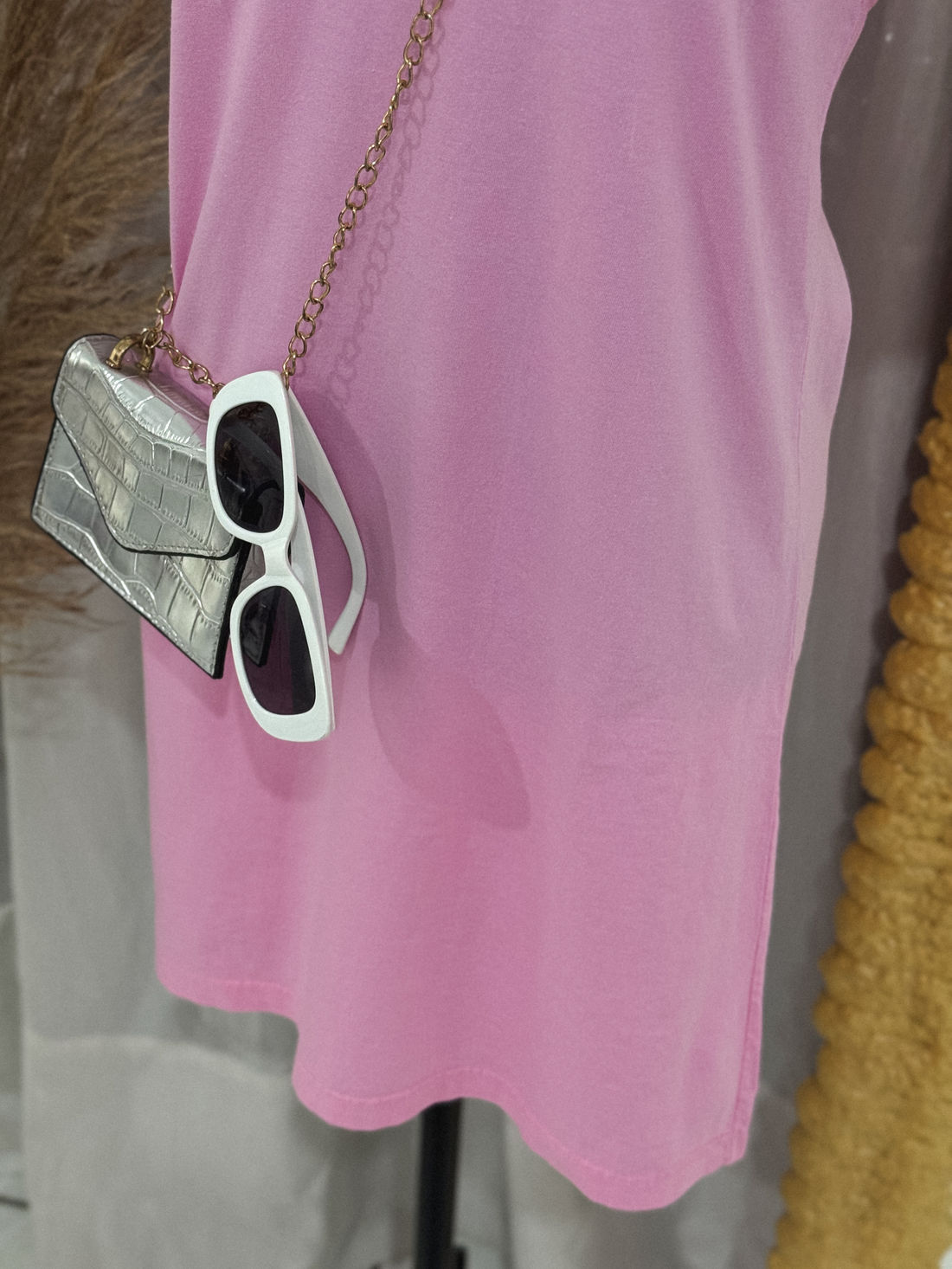 Vestido Tee - Girl, do it for you - Rosa