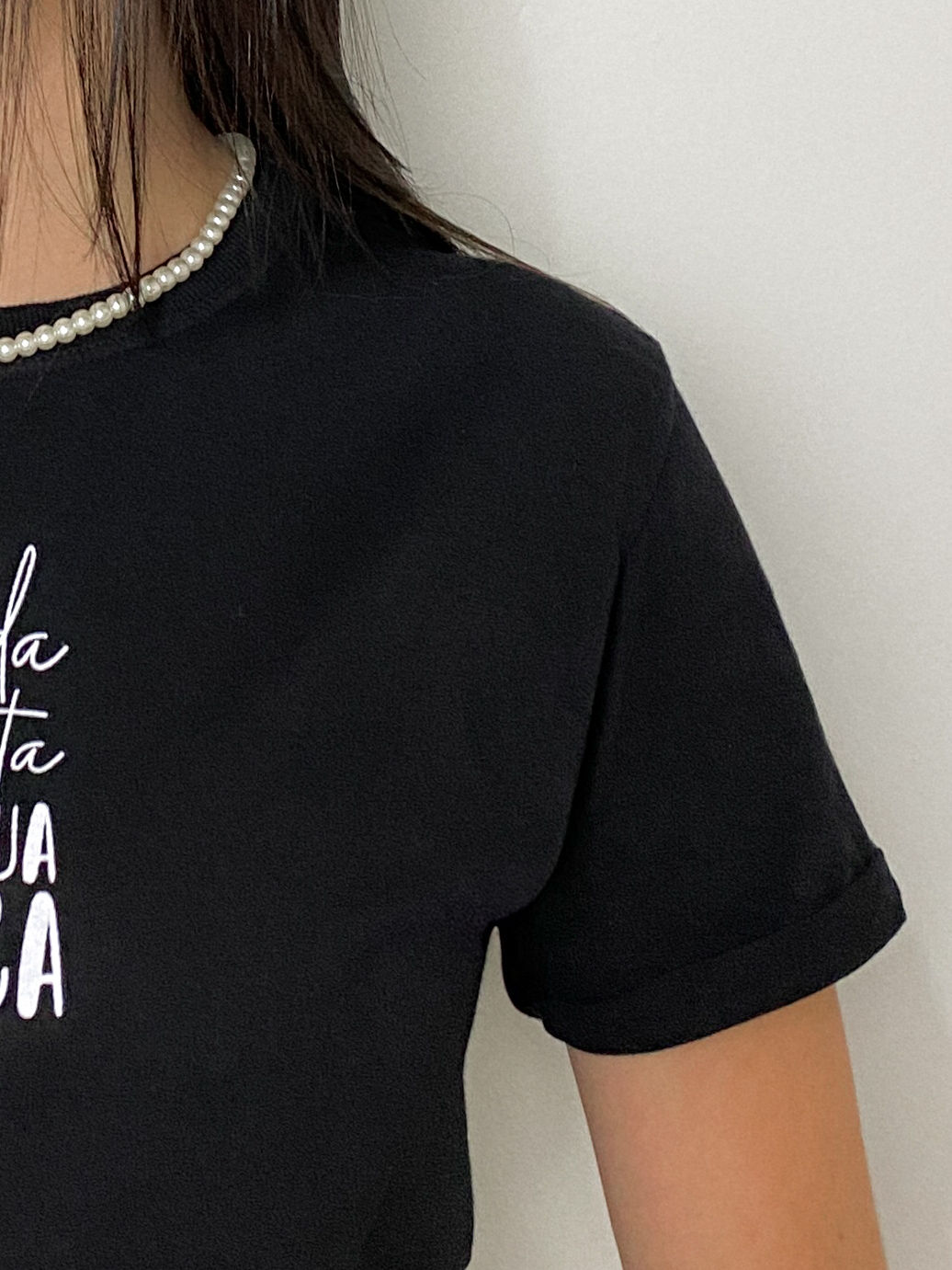 Tshirt Premium - Amada e Coberta Por Sua Graça - Preto Tshirt Premium - Amada e Coberta Por Sua Graça - Preto