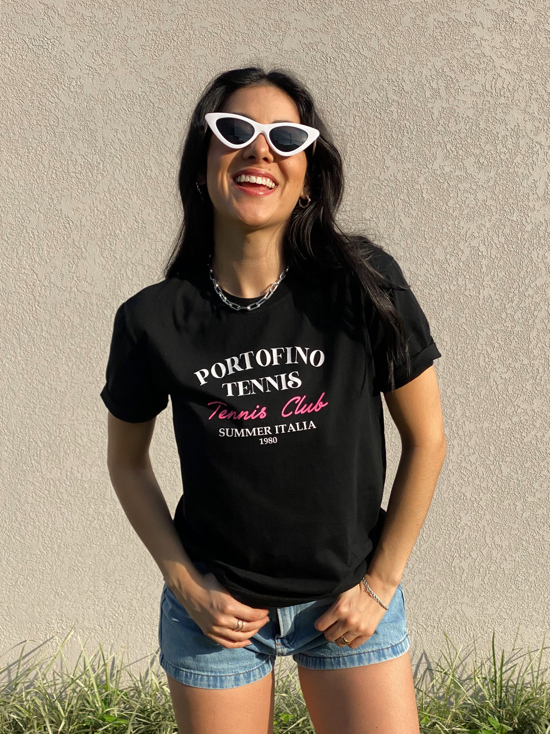 Tshirt Premium - Portofino - Preto Tshirt Premium - Portofino - Preto