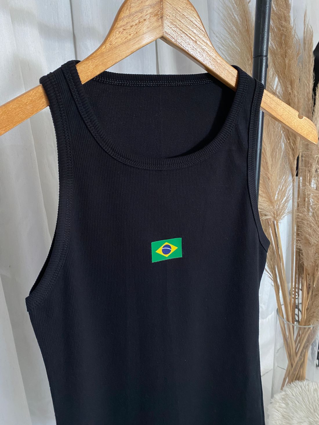 Regata Nadador Ayla Brasil - Preta Regata Nadador Ayla Brasil - Preta