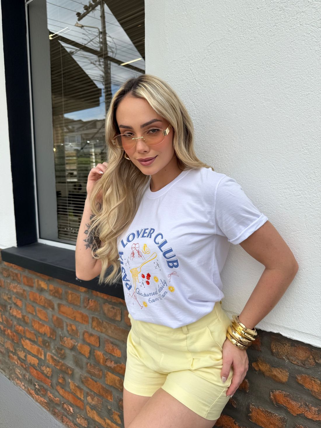 Tshirt Premium - Pasta lover DTF - Branca Tshirt Premium - Pasta lover DTF - Branca