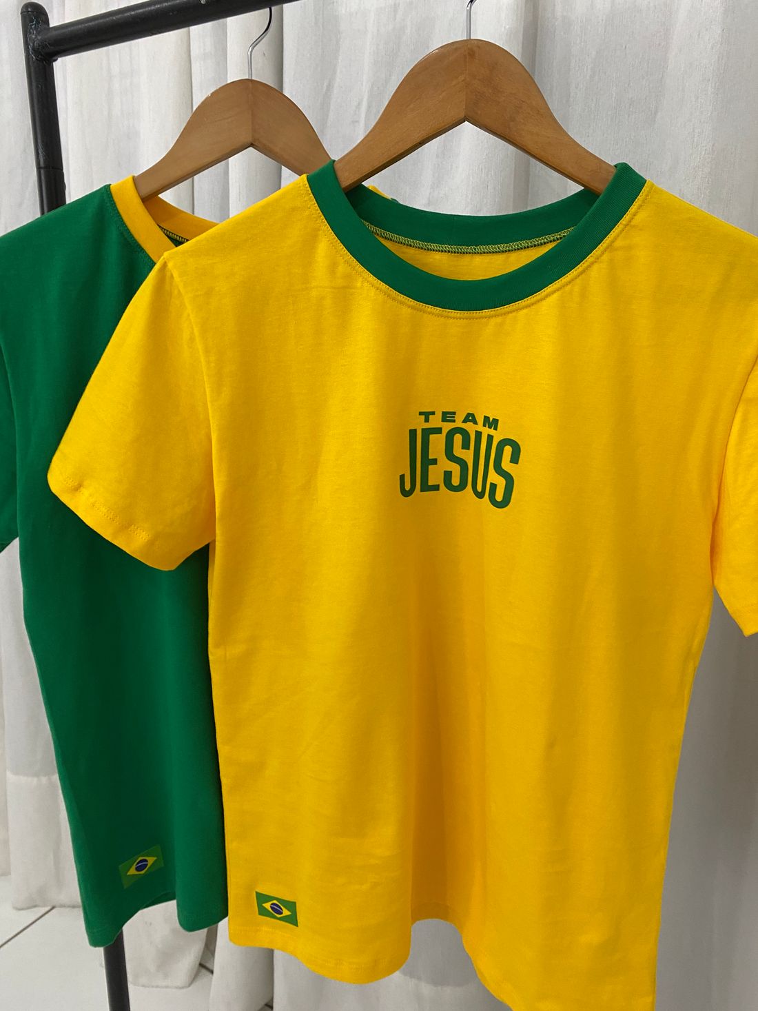 Tshirt Copa - Team Jesus - Amarela Tshirt Copa - Team Jesus - Amarela
