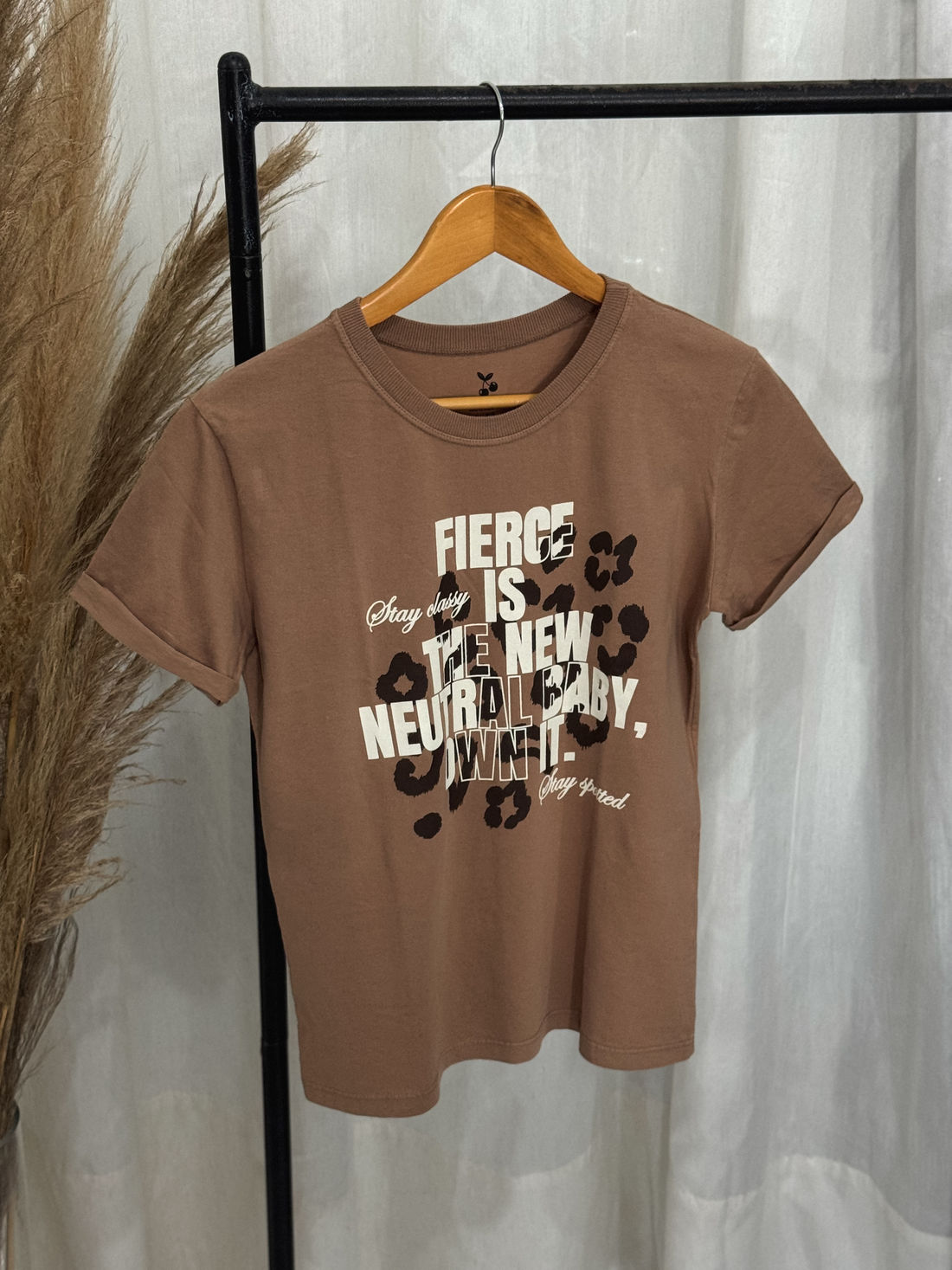 Tshirt Premium - Cow - Marrom Claro Tshirt Premium - Cow - Marrom Claro