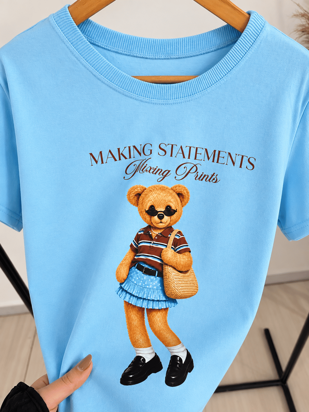 Tshirt Premium - Making Statements - Azul Bebê Tshirt Premium - Making Statements - Azul Bebê
