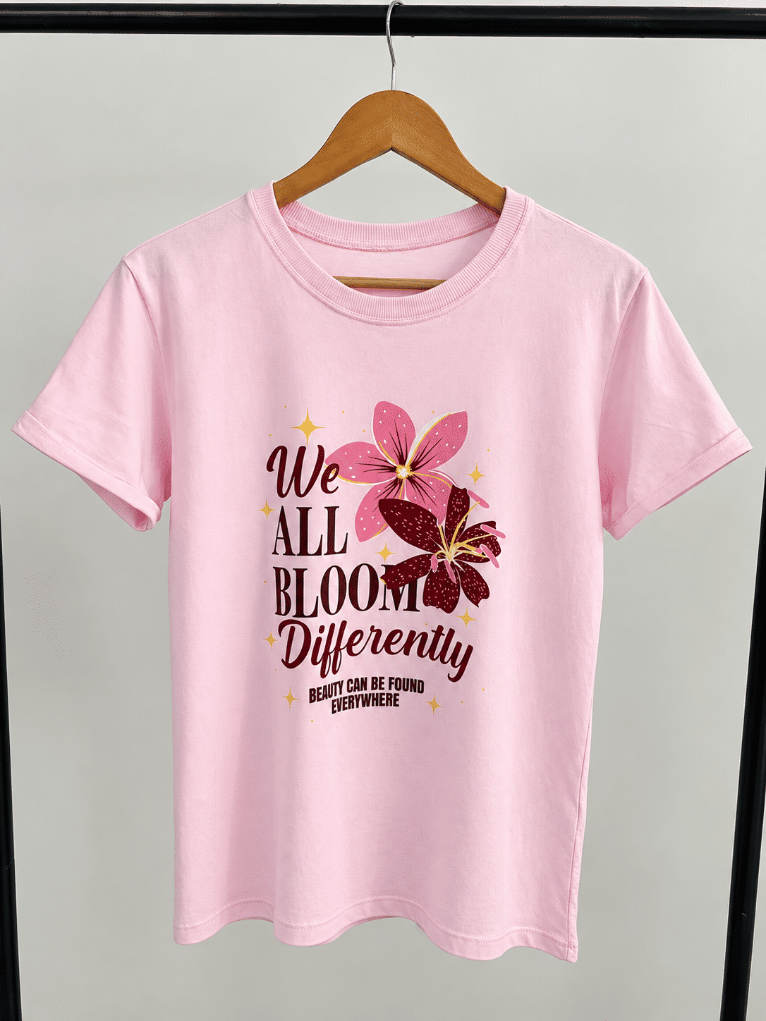 Tshirt Premium - We all Bloom - Rosa Tshirt Premium - We all Bloom - Rosa