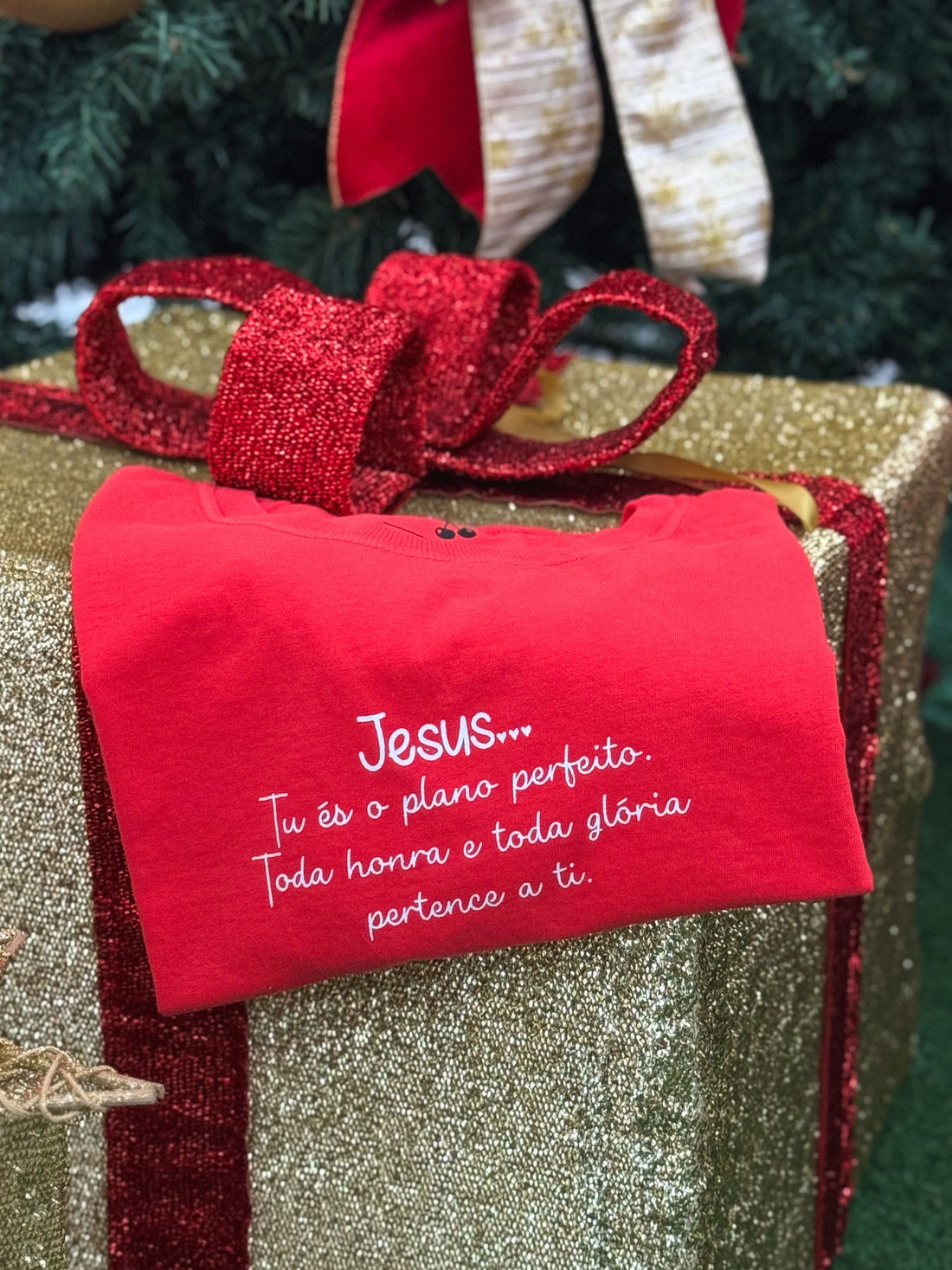 Tshirt Premium - Tu és o plano perfeito - Vermelha Tshirt Premium - Tu és o plano perfeito - Vermelha