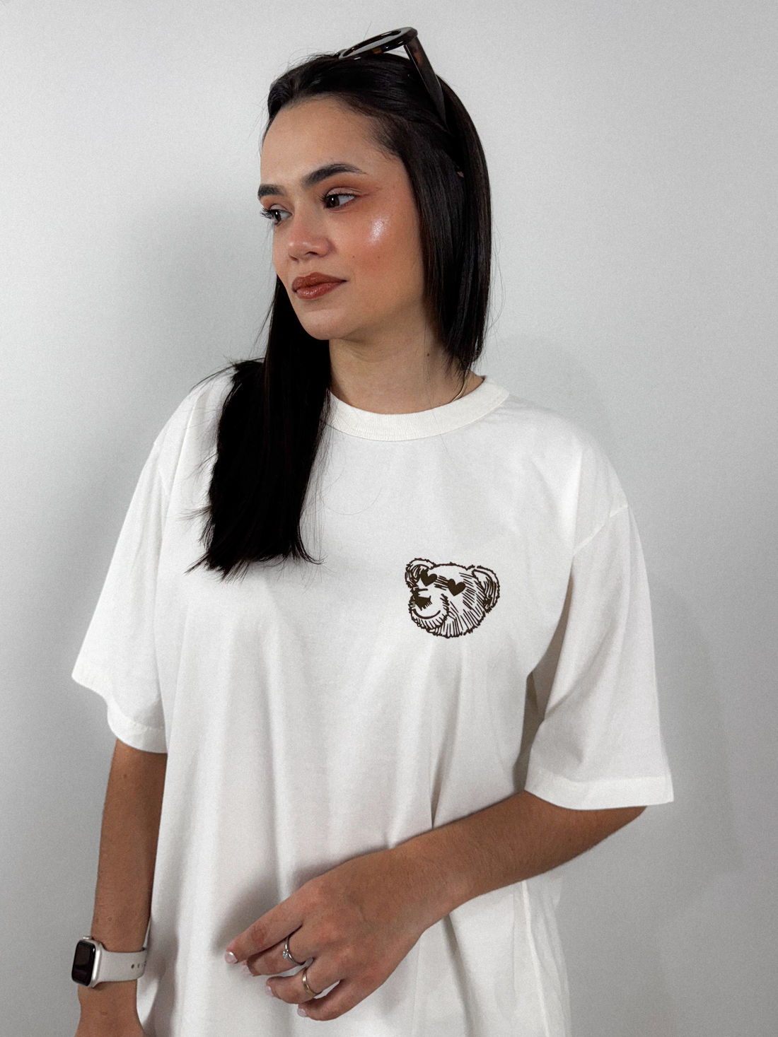 Tshirt Oversized - Teddy ❤ - Off White Tshirt Oversized - Teddy ❤ - Off White