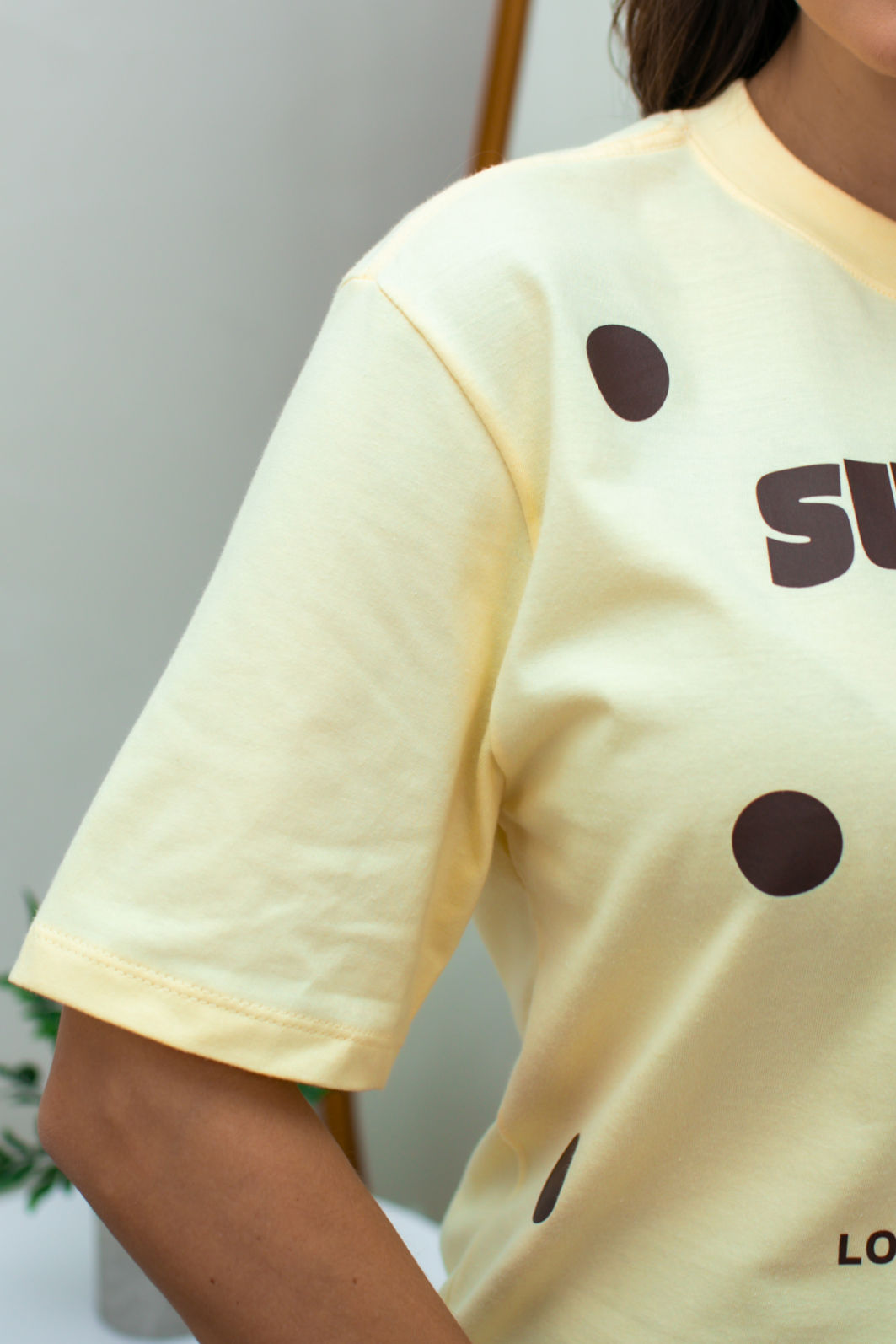Camiseta Teddy Poá - Amarelo Manteiga Camiseta Teddy Poá - Amarelo Manteiga