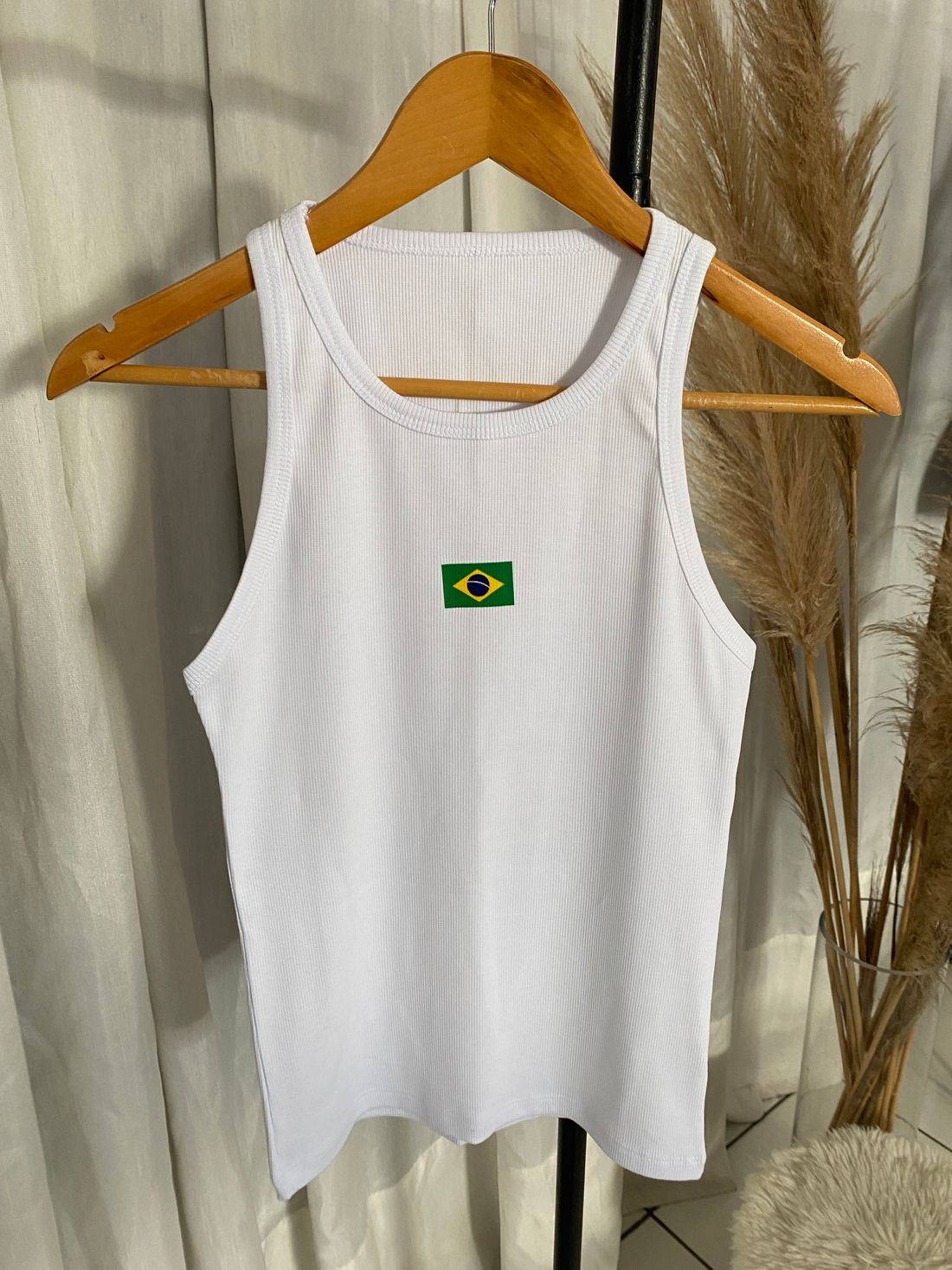Regata Nadador Ayla Brasil - Branca Regata Nadador Ayla Brasil - Branca